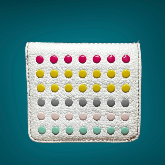 FOSSIL - Women’s bi-fold wallet with color dots - Picture 2 of 5